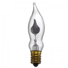 WN Sherbinin 22102 - FLICK FLAME CANDELABRA CLEAR BLUB 3 WATT