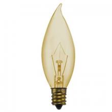 WN Sherbinin 22227 - ANTIQUE CANDELABRA FLAME TIP BULB 15W 130V