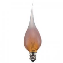 WN Sherbinin 22407 - 7 WATT AMBER SILICONE BULB CANDLEABRA BASE