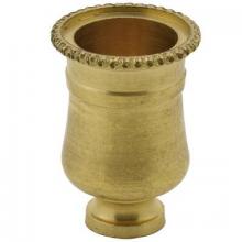 WN Sherbinin 53985 - CAST BRASS CANDLE CUP 1 3/4"HT 1 1/4"