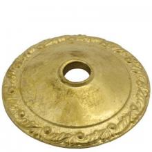 WN Sherbinin 53987 - CAST BRASS CANDLE PLATE 3/4"HT 2 5/8"