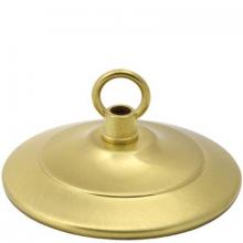 WN Sherbinin 56062 - BRASS SMOKE BELL, BRUSHED BRASS & LACQ 3 1/2&