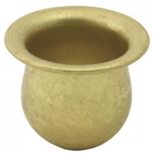 WN Sherbinin 56423 - RAW BRASS SHAPELY HOUR CANDLE CUP