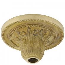 WN Sherbinin 58131 - CAST BRASS CANDLECUP & PLATE COMBINATION 2 3/