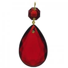 WN Sherbinin 64897 - OVAL DROP RUBY RED