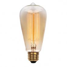 Westinghouse 0413200 - 60W ST20 Timeless Vintage Inspired Amber E26 (Medium) Base, 120 Volt, Card