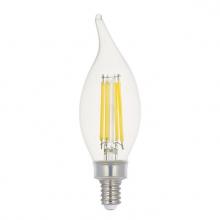 Westinghouse 5361000 - 5.5W CA11 Filament LED Dimmable Clear 2700K E12 (Candelabra) Base, 120 Volt, Box