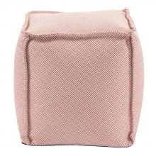 Howard Elliott 873-641 - Square Pouf Beach Club Rhubarb