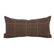 Howard Elliott 4-1010F - Kidney Pillow Oxford Chocolate - Down Insert