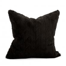 Howard Elliott 2-1090F - 20" x 20" Angora Ebony Pillow - Down Fill