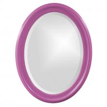 Howard Elliott 40107HP - George Mirror - Glossy Hot Pink