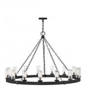 Hinkley Merchant 29209BK - Large Single Tier Chandelier