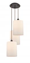 Innovations Lighting 113B-3P-OB-G111-L - Cobbleskill - 3 Light - 16 inch - Oil Rubbed Bronze - Cord Hung - Multi Pendant