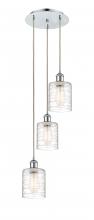 Innovations Lighting 113B-3P-PC-G1113 - Cobbleskill - 3 Light - 12 inch - Polished Chrome - Cord Hung - Multi Pendant