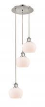 Innovations Lighting 113B-3P-PN-G91 - Fenton - 3 Light - 13 inch - Polished Nickel - Cord Hung - Multi Pendant