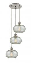 Innovations Lighting 113B-3P-SN-G249 - Gorham - 3 Light - 16 inch - Brushed Satin Nickel - Cord Hung - Multi Pendant