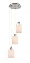 Innovations Lighting 113B-3P-SN-G341 - Hadley - 3 Light - 11 inch - Brushed Satin Nickel - Cord Hung - Multi Pendant