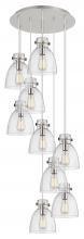 Innovations Lighting 119-410-1PS-PN-G412-8SDY - Newton Bell - 9 Light - 22 inch - Polished Nickel - Multi Pendant