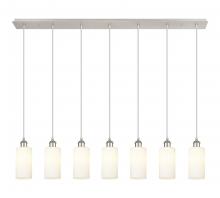 Innovations Lighting 127B-7P-PN-G434-7WH - Crown Point - 7 Light - 49 inch - Polished Nickel - Linear Pendant