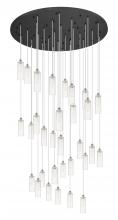 Innovations Lighting 160BK-B-31P-SN-G434-12CL - Crown Point - 31 Light - 60 inch - Brushed Satin Nickel - Multi Pendant