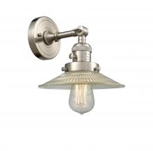 Innovations Lighting 203SW-SN-G2-LED - Halophane - 1 Light - 9 inch - Brushed Satin Nickel - Sconce