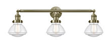 Innovations Lighting 205-AB-G322 - Olean - 3 Light - 31 inch - Antique Brass - Bath Vanity Light