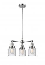 Innovations Lighting 207-PC-G54-LED - Bell - 3 Light - 19 inch - Polished Chrome - Stem Hung - Chandelier