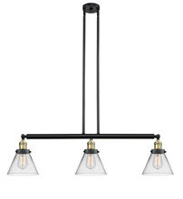 Innovations Lighting 213-BAB-G42 - Cone - 3 Light - 40 inch - Black Antique Brass - Stem Hung - Island Light