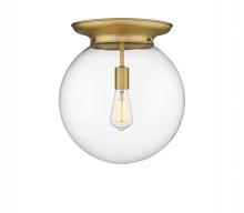 Innovations Lighting 221-1F-BB-G202-14 - Beacon - 1 Light - 14 inch - Brushed Brass - Flush Mount