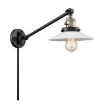 Innovations Lighting 237-BAB-G1-LED - Halophane - 1 Light - 9 inch - Black Antique Brass - Swing Arm