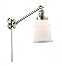 Innovations Lighting 237-PN-G181-LED - Canton - 1 Light - 8 inch - Polished Nickel - Swing Arm