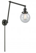 Innovations Lighting 238-OB-G204-6-LED - Beacon - 1 Light - 6 inch - Oil Rubbed Bronze - Swing Arm