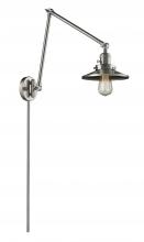 Innovations Lighting 238-SN-M2-LED - Railroad - 1 Light - 8 inch - Brushed Satin Nickel - Swing Arm