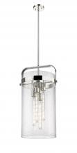 Innovations Lighting 413-4SL-PN-G413-4S-12SDY - Pilaster - 4 Light - 12 inch - Polished Nickel - Pendant