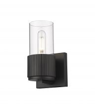 Innovations Lighting 428-1W-BK-G428-7CL - Bolivar - 1 Light - 5 inch - Matte Black - Sconce