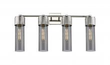 Innovations Lighting 428-4W-PN-G428-12SM - Bolivar - 4 Light - 31 inch - Polished Nickel - Bath Vanity Light