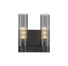 Innovations Lighting 429-2W-BK-G429-11SM - Empire - 2 Light - 11 inch - Matte Black - Bath Vanity Light