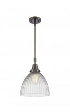 Innovations Lighting 447-1S-OB-G222 - Seneca Falls - 1 Light - 10 inch - Oil Rubbed Bronze - Mini Pendant