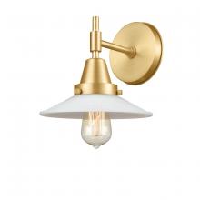 Innovations Lighting 447-1W-SG-G1 - Halophane - 1 Light - 9 inch - Satin Gold - Sconce