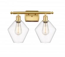 Innovations Lighting 516-2W-SG-G652-8 - Cindyrella - 2 Light - 18 inch - Satin Gold - Bath Vanity Light