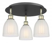 Innovations Lighting 516-3C-BAB-G441 - Brookfield - 3 Light - 18 inch - Black Antique Brass - Flush Mount