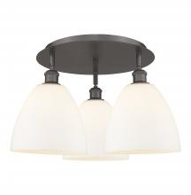 Innovations Lighting 516-3C-OB-GBD-91 - Bristol - 3 Light - 21 inch - Oil Rubbed Bronze - Flush Mount