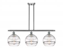 Innovations Lighting 516-3I-SN-G556-10CL - Rochester - 3 Light - 37 inch - Brushed Satin Nickel - Cord hung - Island Light