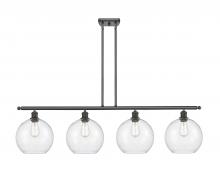 Innovations Lighting 516-4I-OB-G124-10 - Athens - 4 Light - 48 inch - Oil Rubbed Bronze - Stem Hung - Island Light