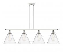 Innovations Lighting 516-4I-WPC-GBC-124 - Berkshire - 4 Light - 50 inch - White Polished Chrome - Cord hung - Island Light