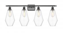 Innovations Lighting 516-4W-BK-G652-7 - Cindyrella - 4 Light - 37 inch - Matte Black - Bath Vanity Light