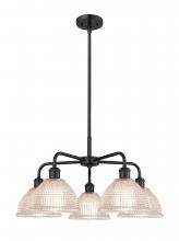 Innovations Lighting 516-5CR-BK-G422 - Arietta - 5 Light - 26 inch - Matte Black - Chandelier