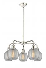 Innovations Lighting 516-5CR-PN-G105 - Belfast - 5 Light - 24 inch - Polished Nickel - Chandelier