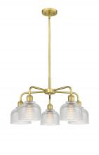 Innovations Lighting 516-5CR-SG-G412 - Dayton - 5 Light - 24 inch - Satin Gold - Chandelier