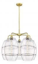 Innovations Lighting 516-5CR-SG-G557-10CL - Vaz - 5 Light - 28 inch - Satin Gold - Chandelier